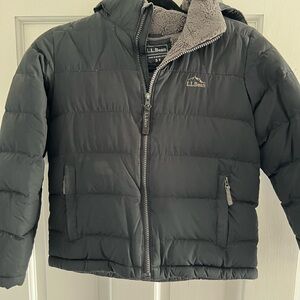 L.L. Bean Kids Puffer Jacket - Dark Gray